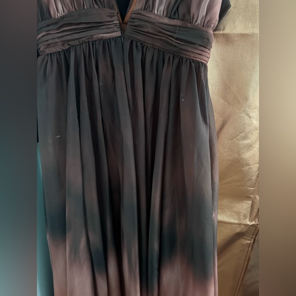 Marchesa Brown Tiered Ruffled Gown - Picture 5 of 5